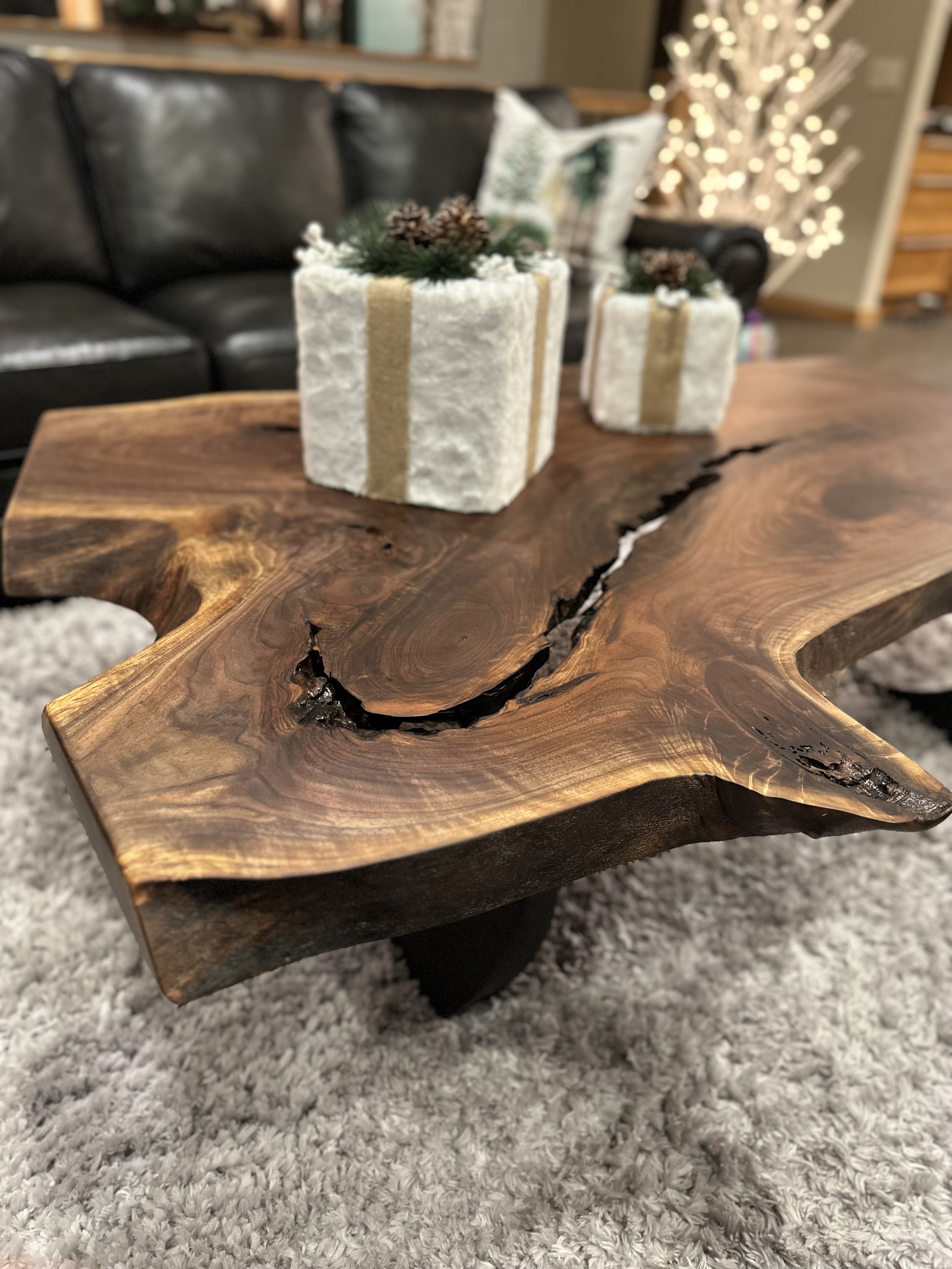 Live Edge Walnut Coffee Table