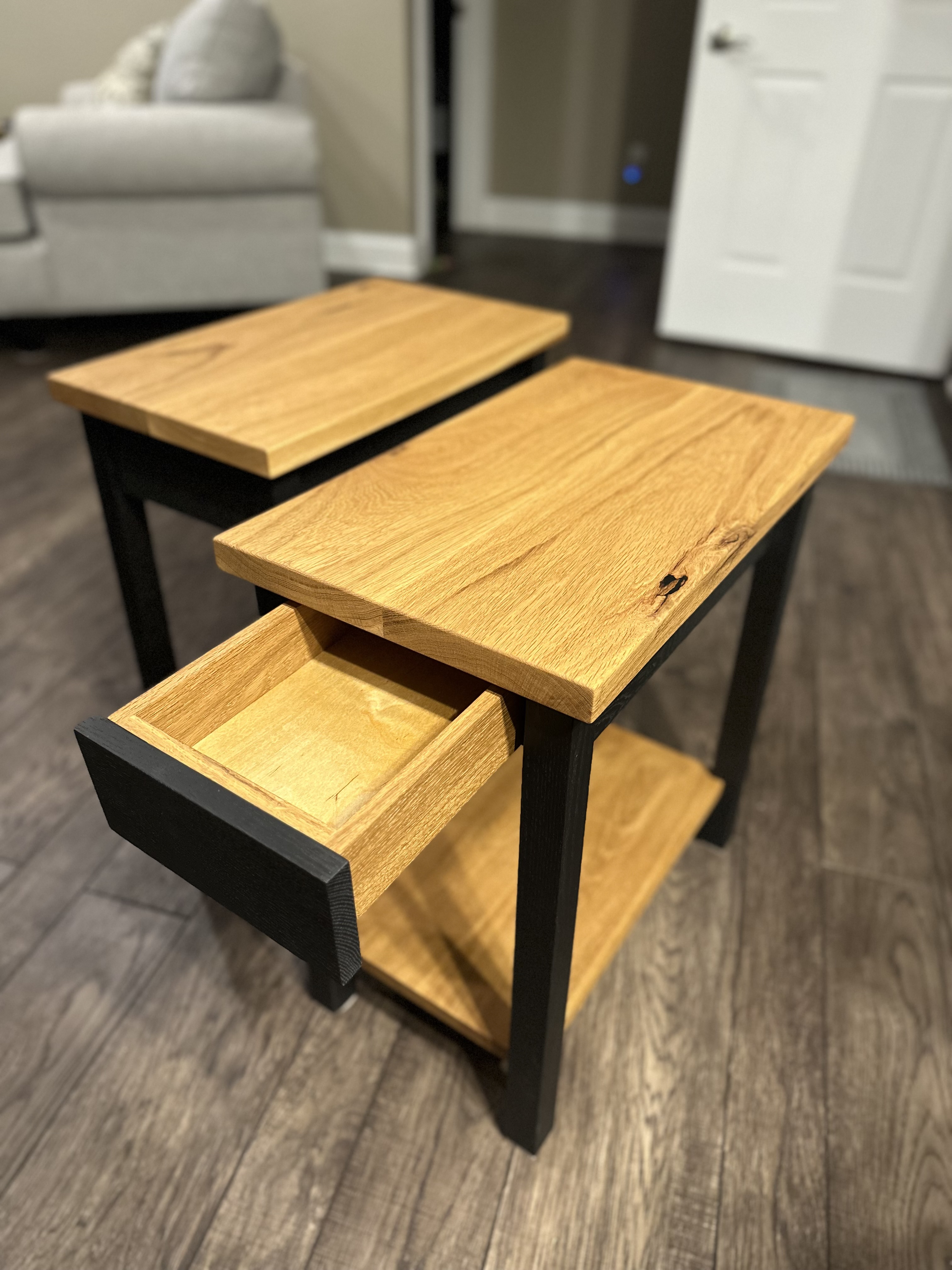Oak End Tables
