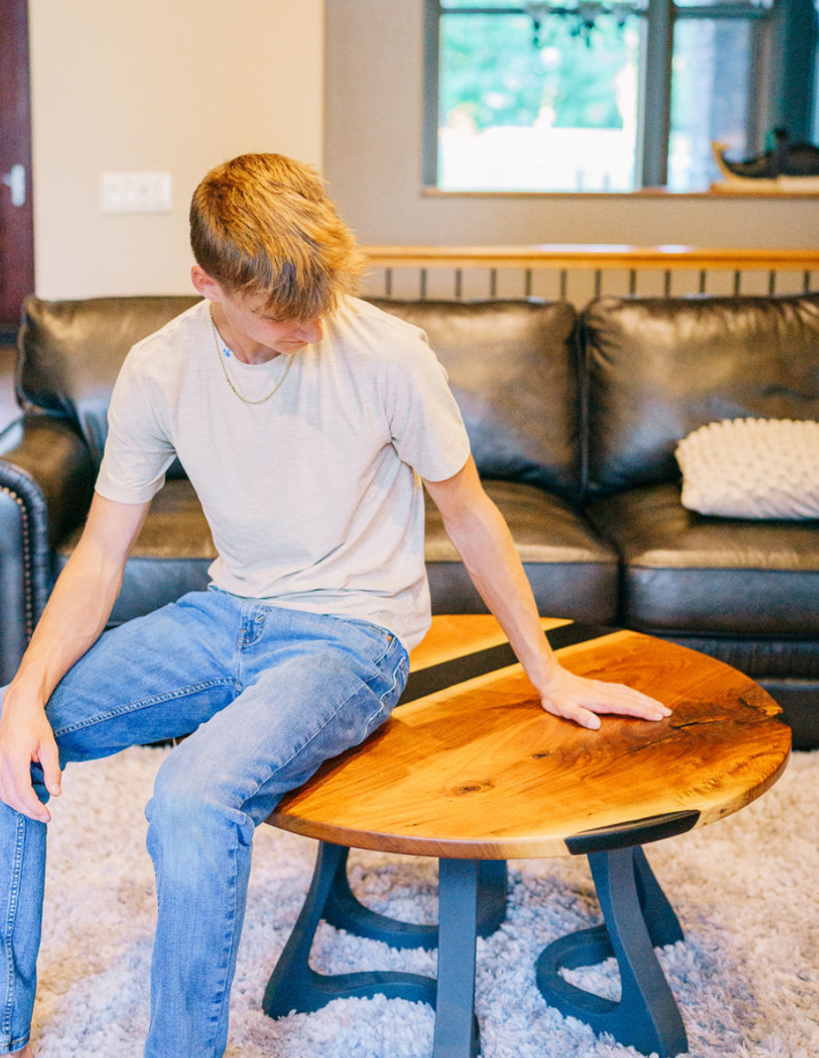Black Walnut Coffee Table With Woodworker