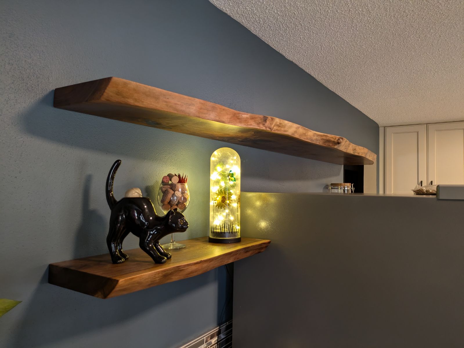 Walnut Shelves